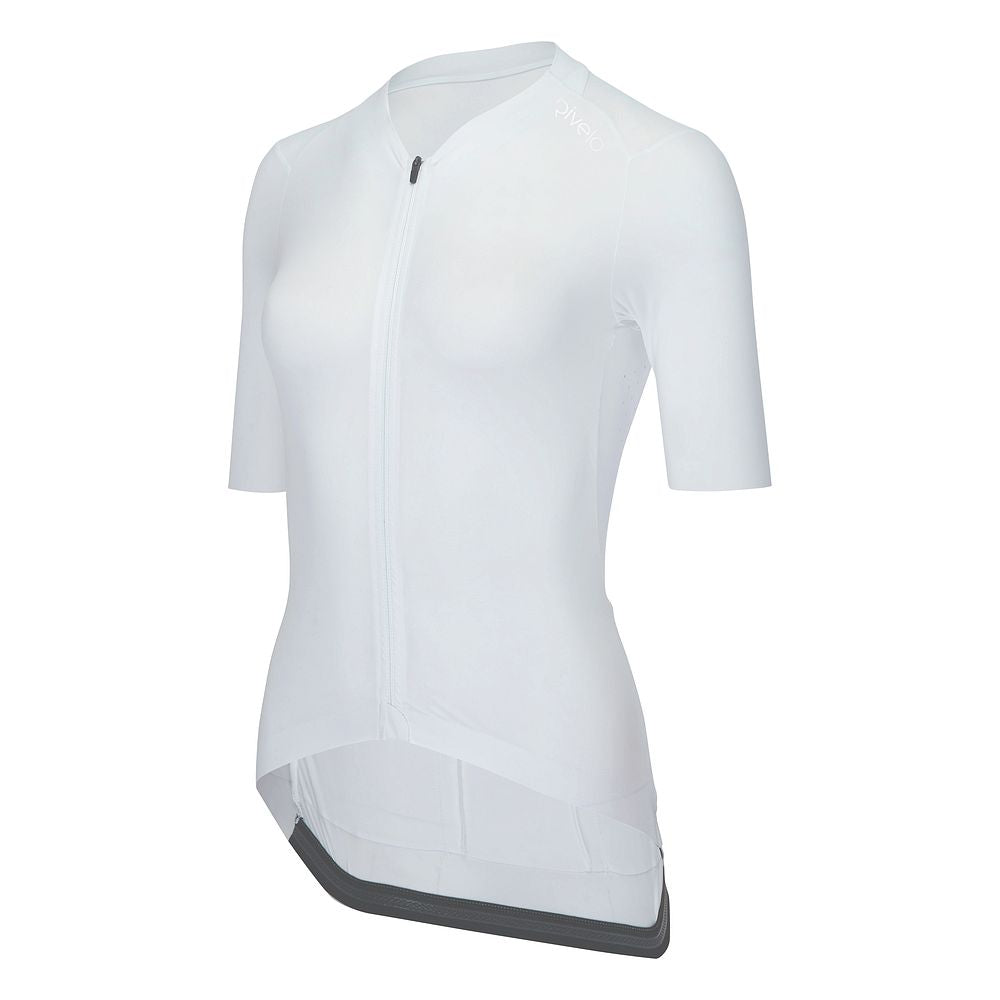 Womens Finestre Race Jersey (White) (studio)