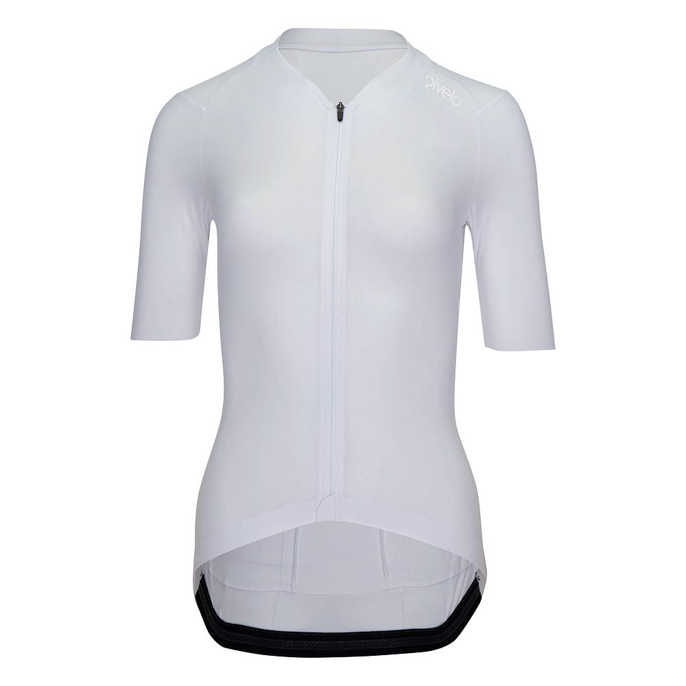 Womens Finestre Race Jersey (White) (studio)