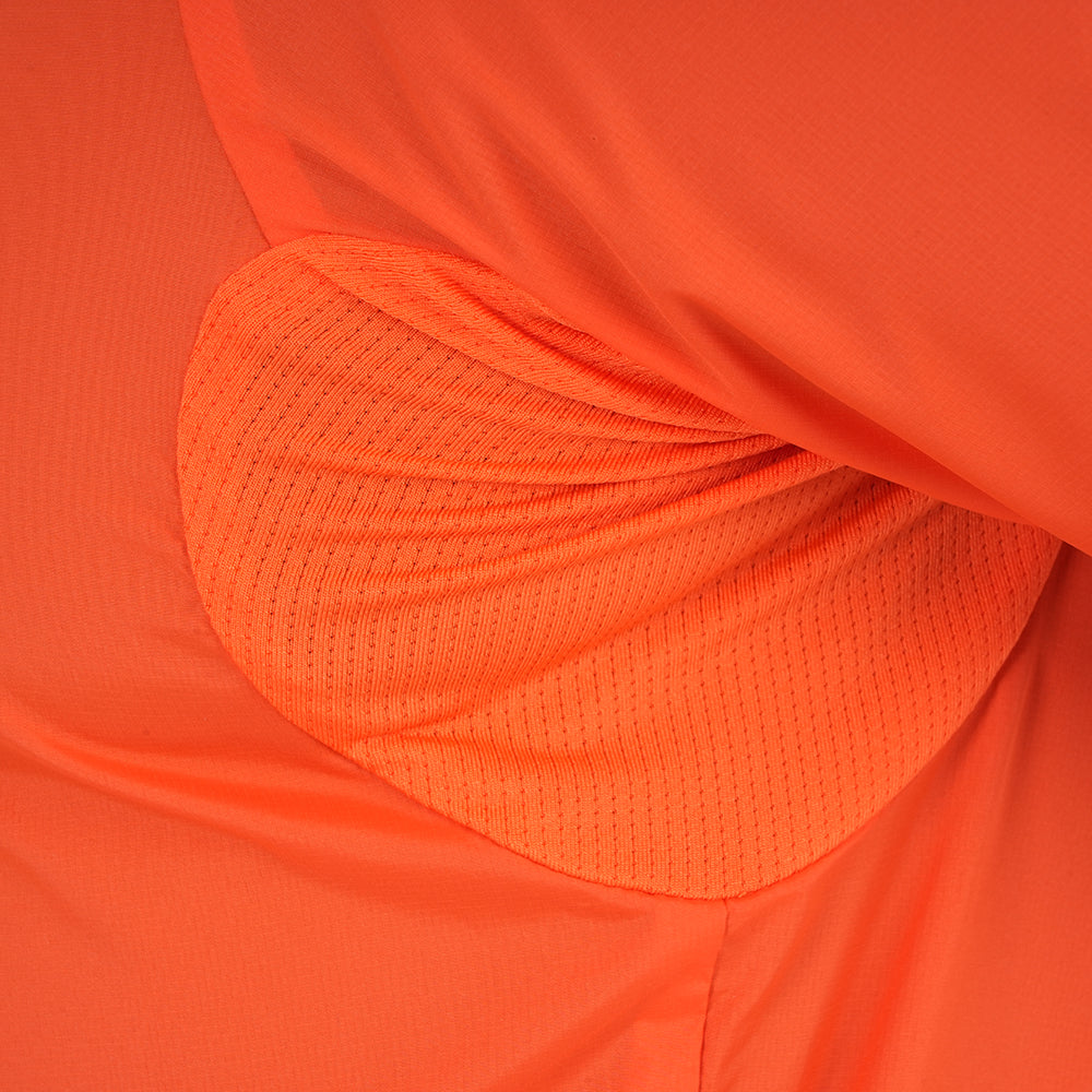 Womens Garrowby II Packable Windproof Jacket (Orange)
