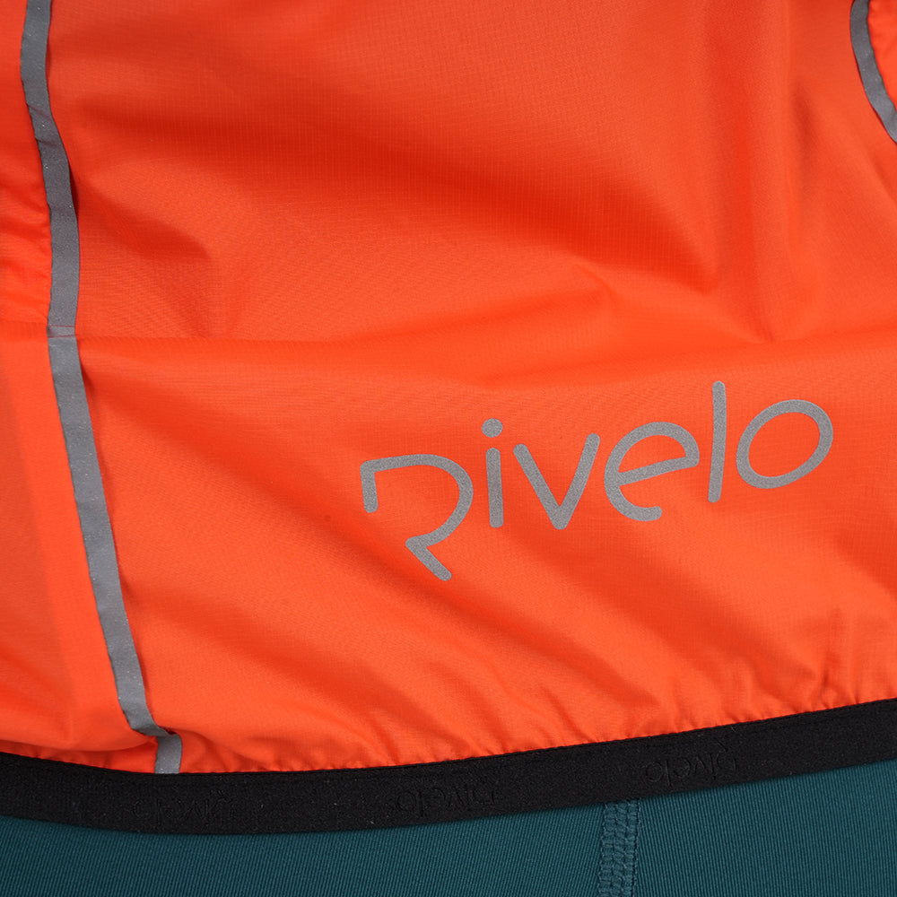 Womens Garrowby II Packable Windproof Jacket (Orange)