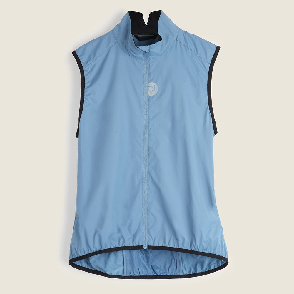 Womens Haresfield II Packable Windproof Gilet (Airforce) (studio)