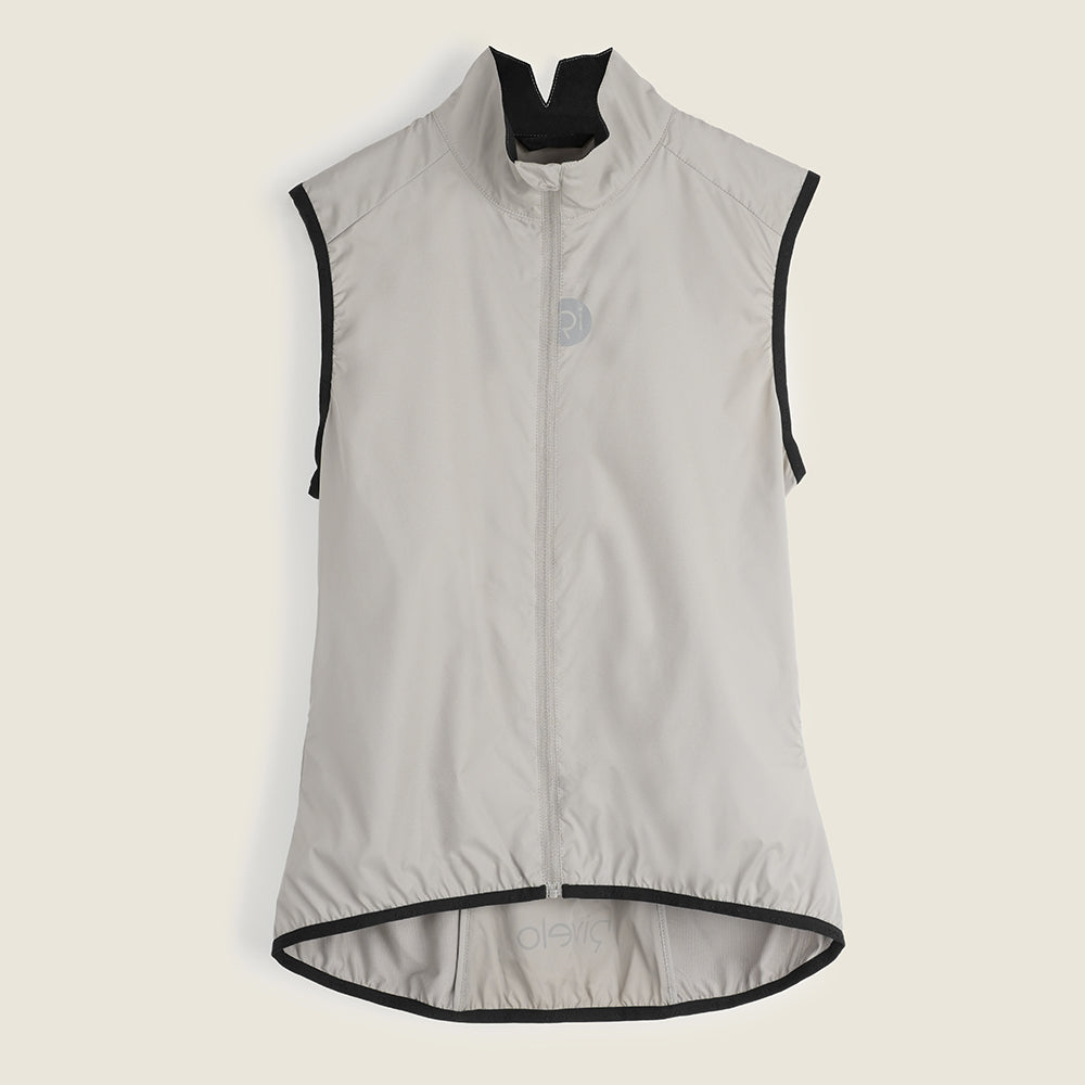 Womens Haresfield II Packable Windproof Gilet (Vintage Grey) (studio)