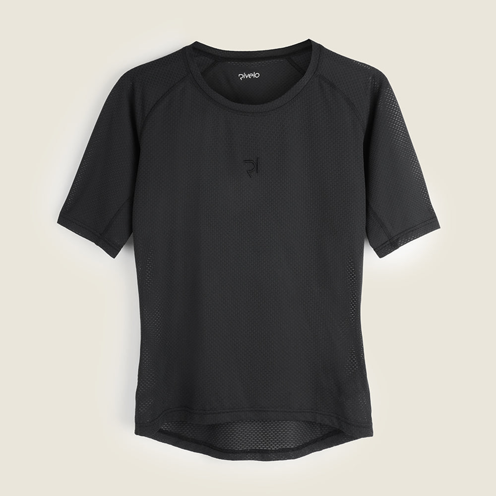 Womens Idrigill Mesh SS Base Layer (Black) (studio)