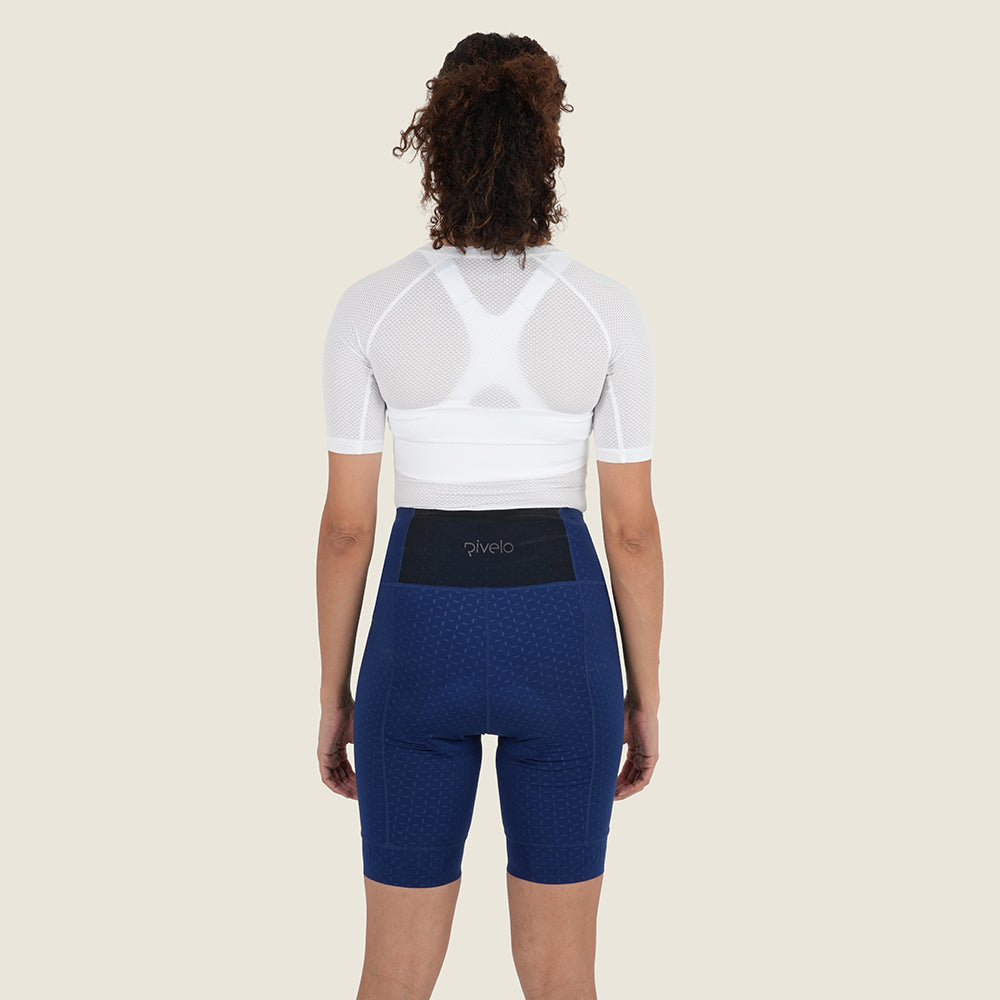Womens Idrigill Mesh SS Base Layer (White) (model: sarah)