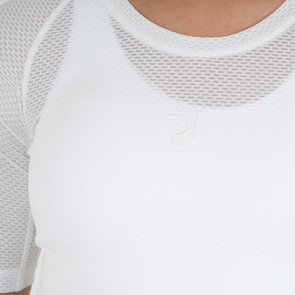 Womens Idrigill Mesh SS Base Layer (White)
