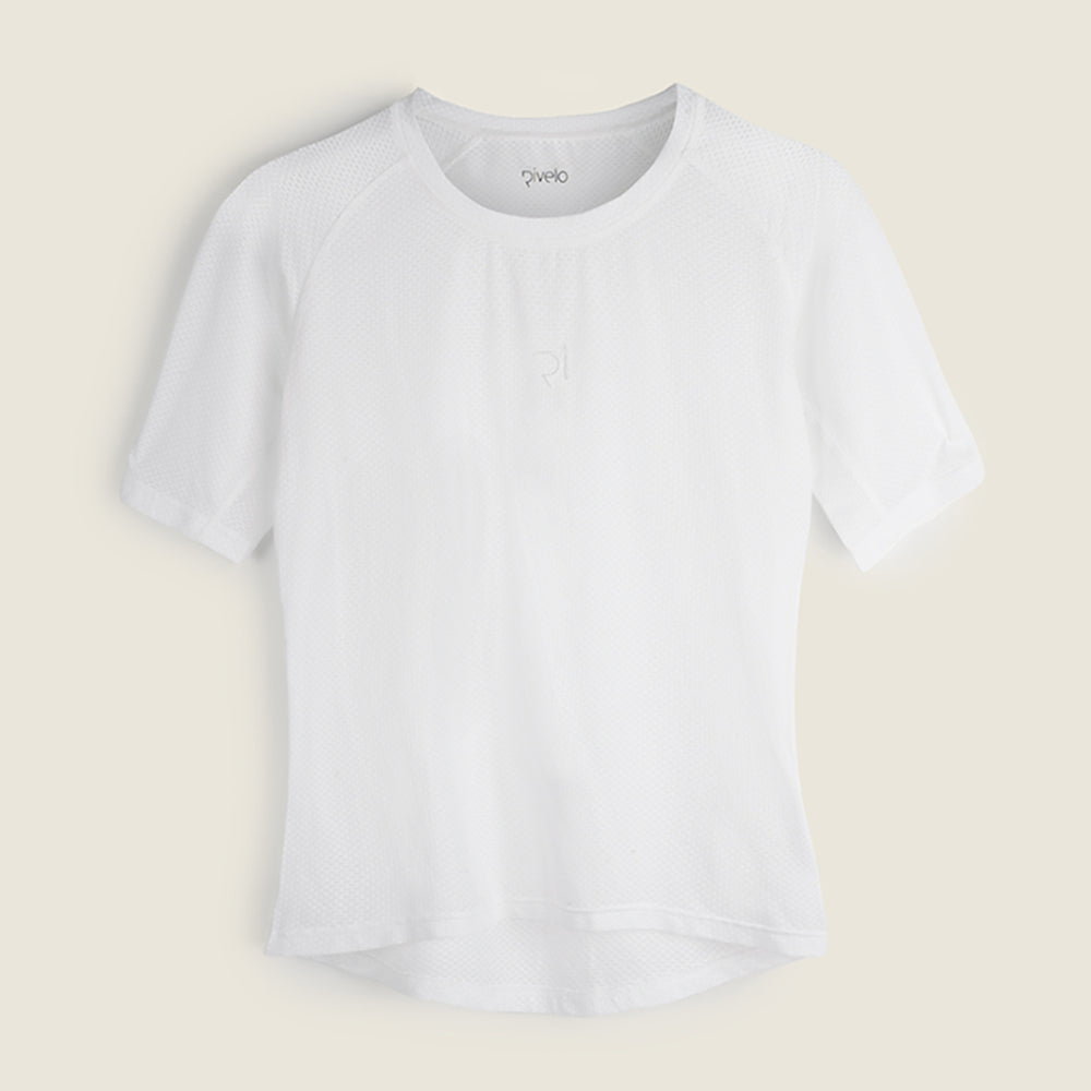 Womens Idrigill Mesh SS Base Layer (White) (studio)