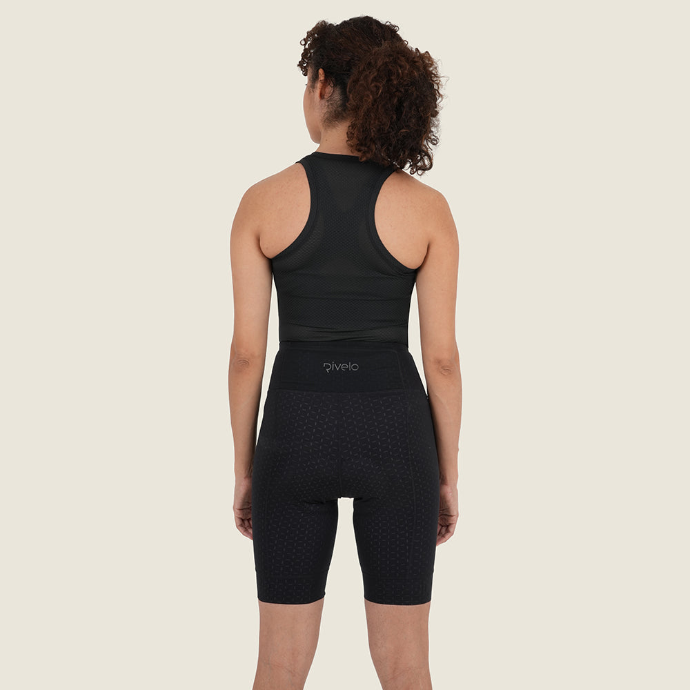 Womens Kilmore Mesh Vest Base Layer (Black) (model: sarah)