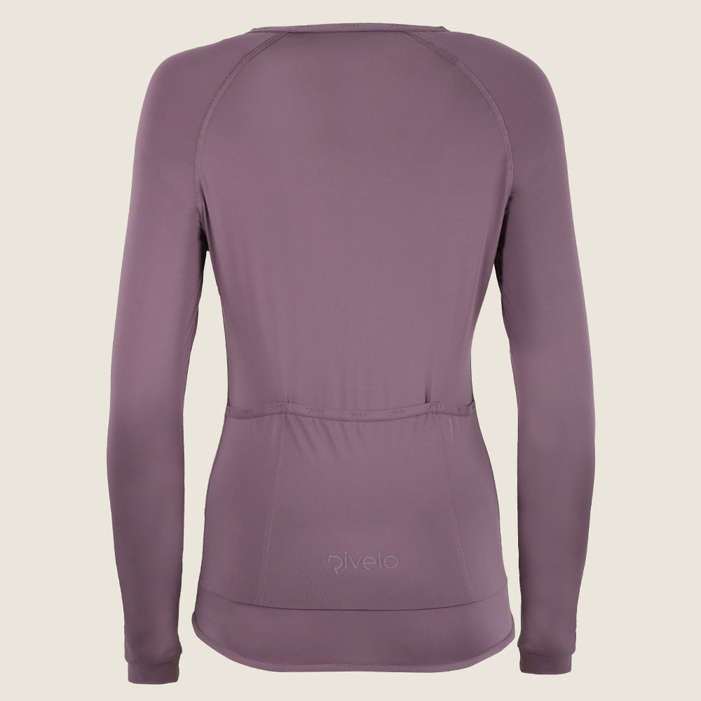Womens Lowther Essential Lightweight LS Jersey (Grape Shake) (studio)