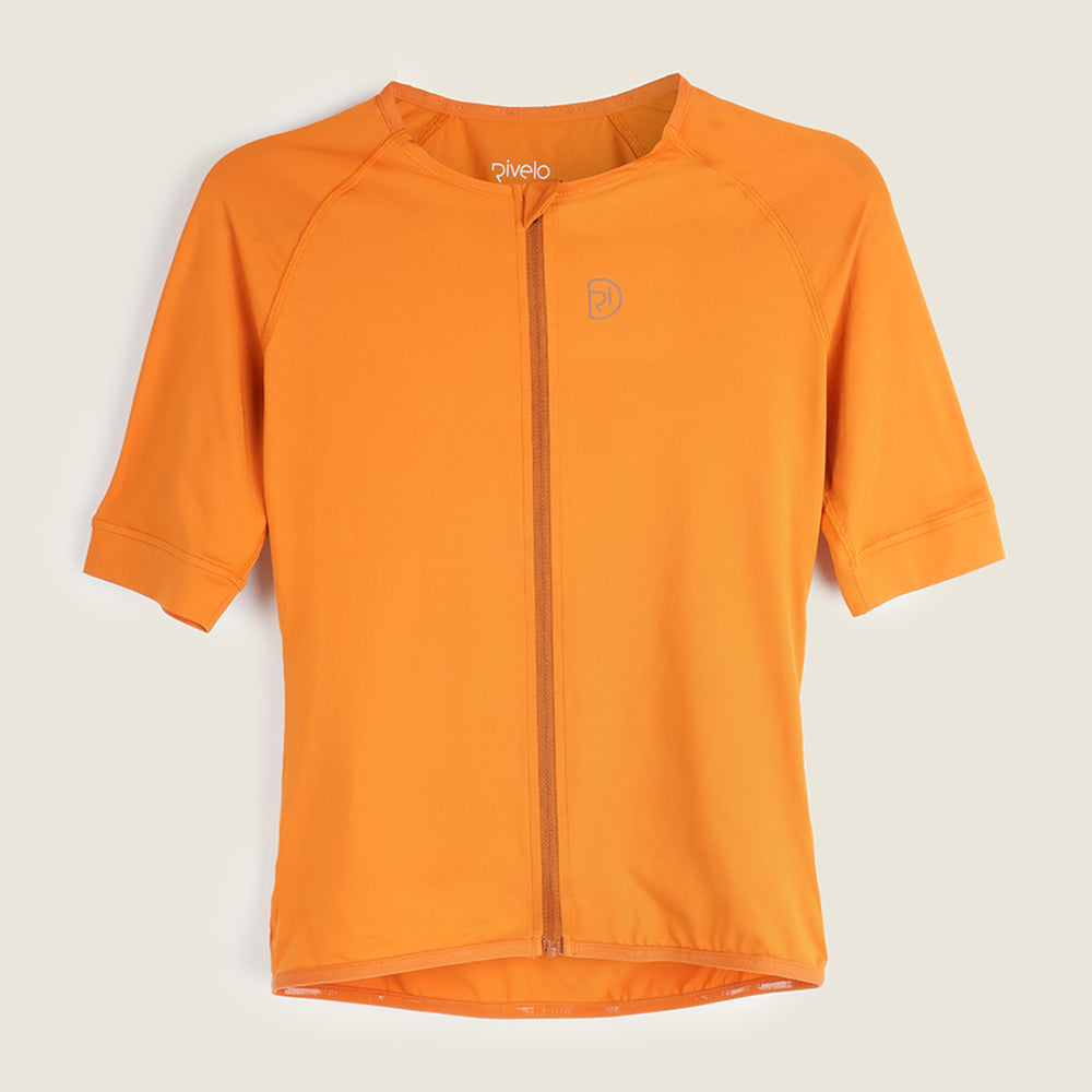 Womens Lowther Essential Lightweight SS Jersey (Desert Sun/Pumpkin Spice) (studio)