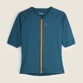 Womens Lowther Essential Lightweight SS Jersey (Petrol/Desert Sun) (studio)