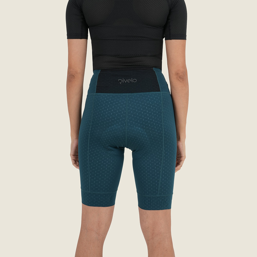 Womens Raasay Essential Lightweight Shorts (Deep Teal) (model: sarah)