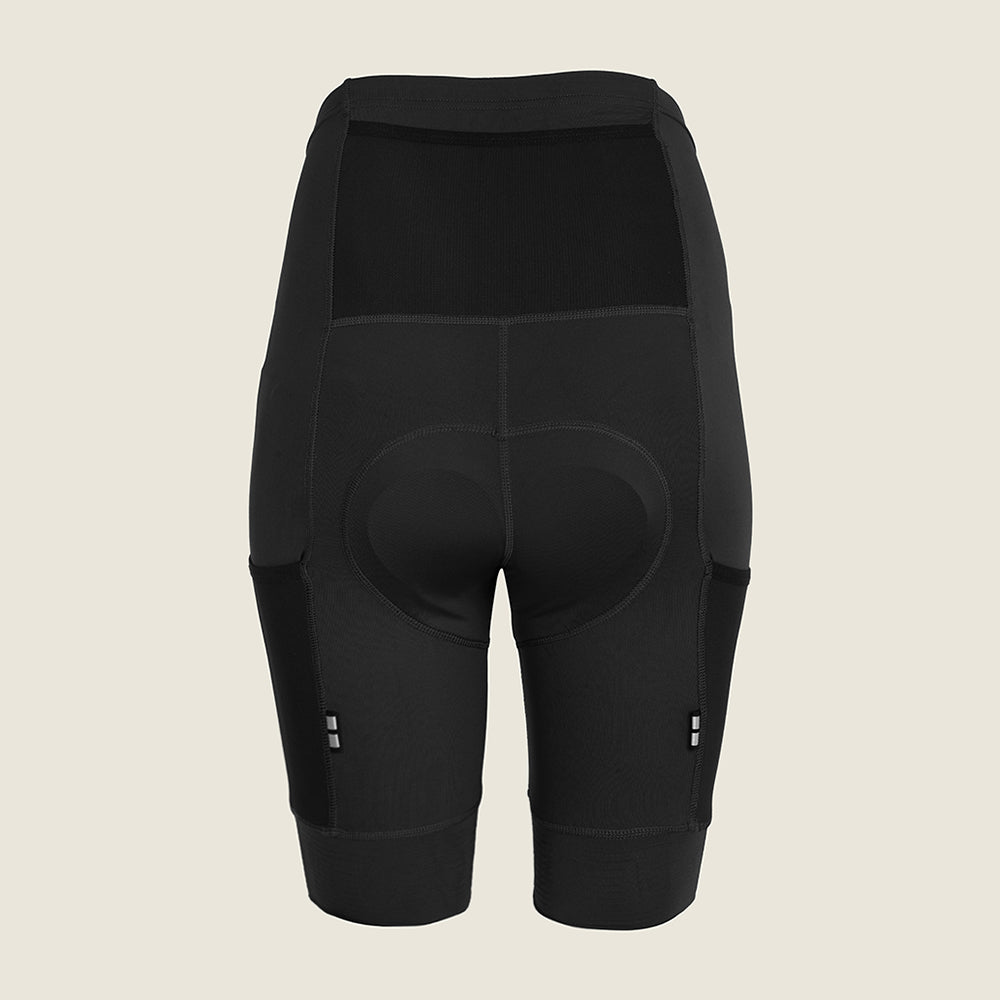 Womens Ranmore Cargo Shorts (Black) (studio)