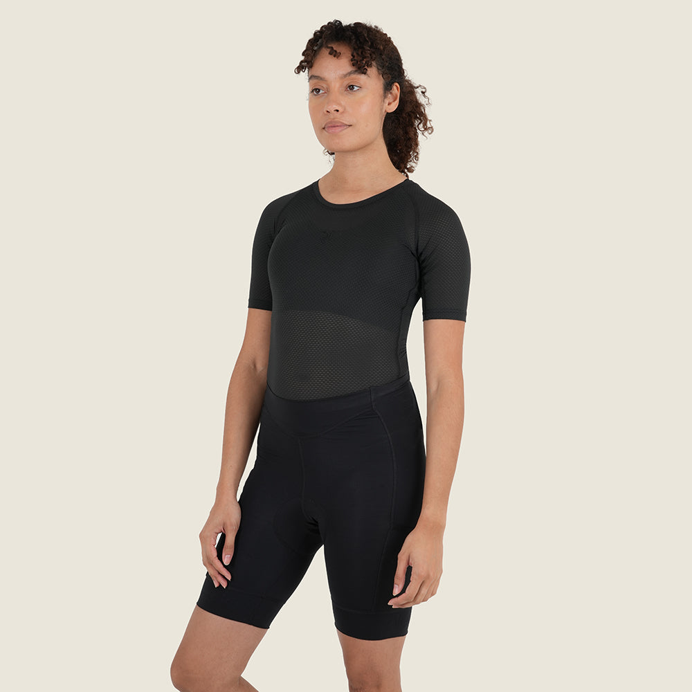 Womens Ranmore Cargo Shorts (Black) (model: sarah)