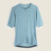 Womens Rowlands Merino Blend Lightweight SS Jersey (Lagoon) (studio)