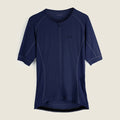Womens Rowlands Merino Blend Lightweight SS Jersey (Navy) (studio)