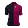 Womens Salcombe II Jersey (Black/Magenta) (studio)