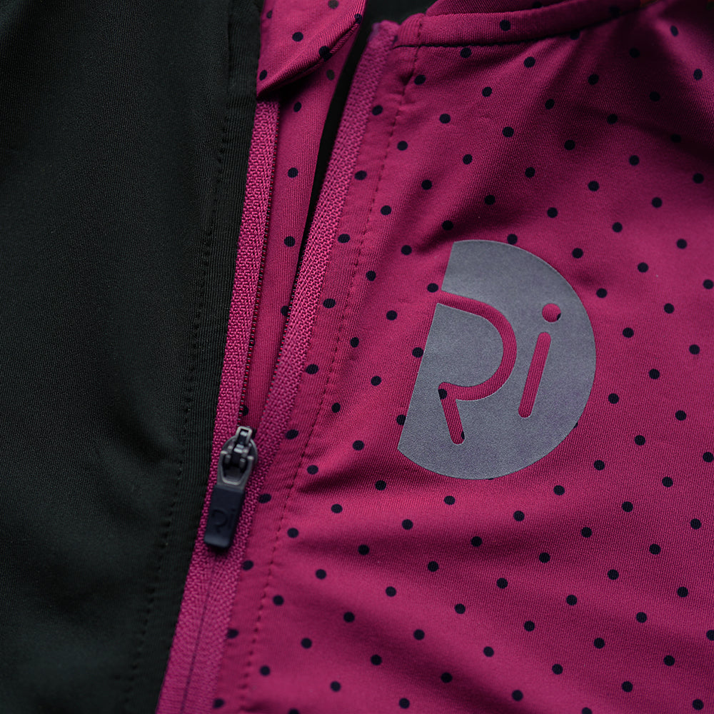 Womens Salcombe II Jersey (Black/Magenta)