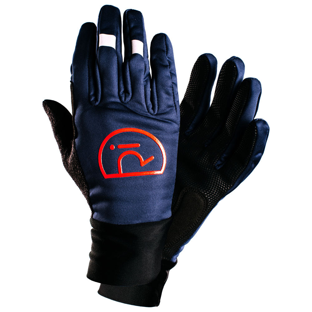 Rivelo Ashurst Softshell Gloves (Navy/Red) (studio)