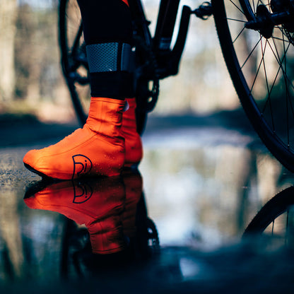 Balham Rain Overshoes (Fluro Orange)