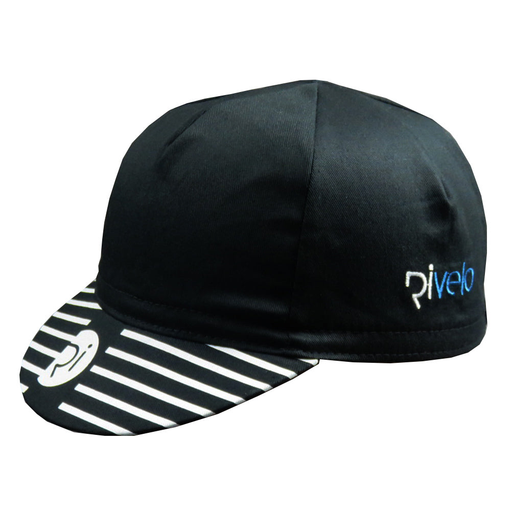 Rivelo Blissford Cycling Cap (Black/Teal) (studio)