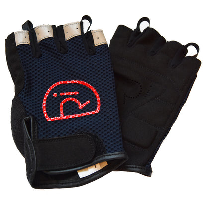 Burway Gloves (Navy/Red)