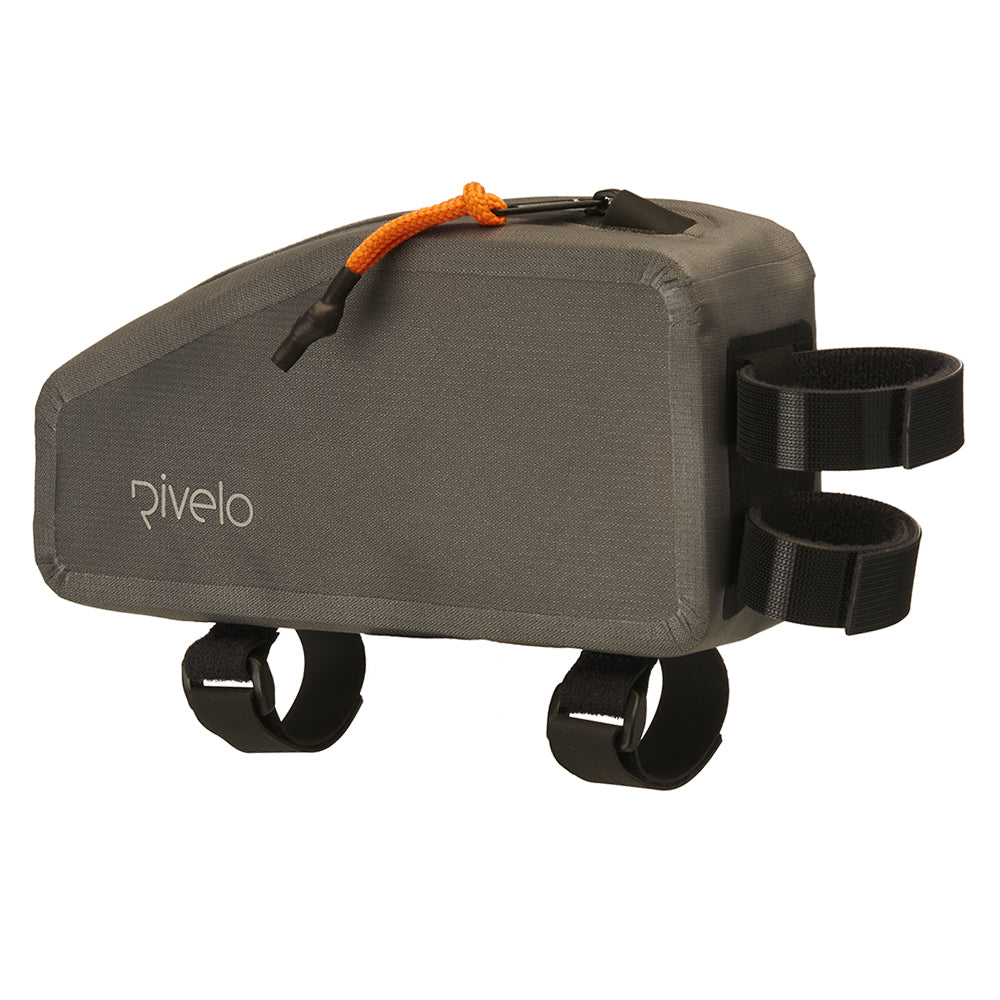 Rivelo Clifton 0.8L Top Tube Bag (Charcoal) (studio)