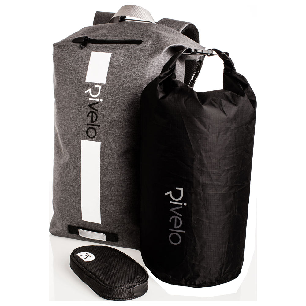 Rivelo Coombe 18L Dry Rucksack (Charcoal) (studio)