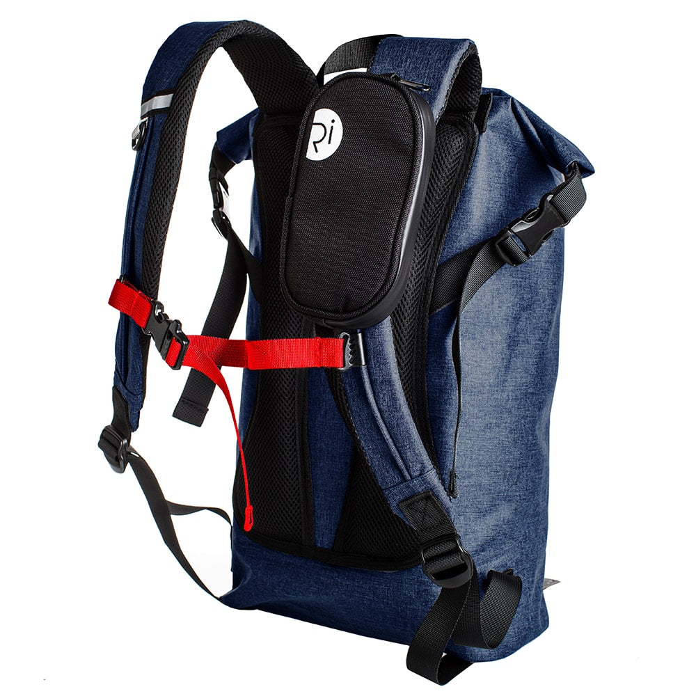 Rivelo Coombe 18L Dry Rucksack (Navy/Red) (studio)
