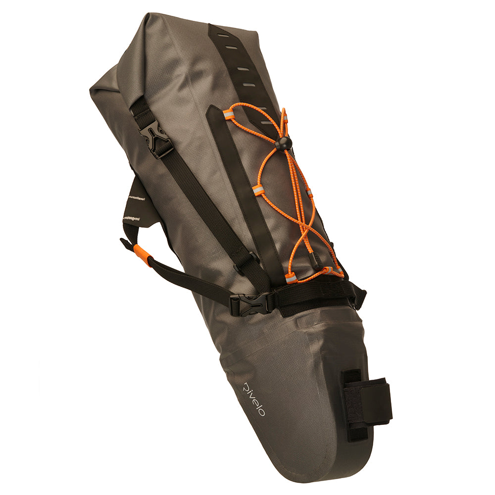 Rivelo Glen 15L Saddle Pack (Charcoal) (studio)