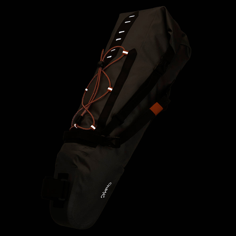 Rivelo Glen 15L Saddle Pack (Charcoal)