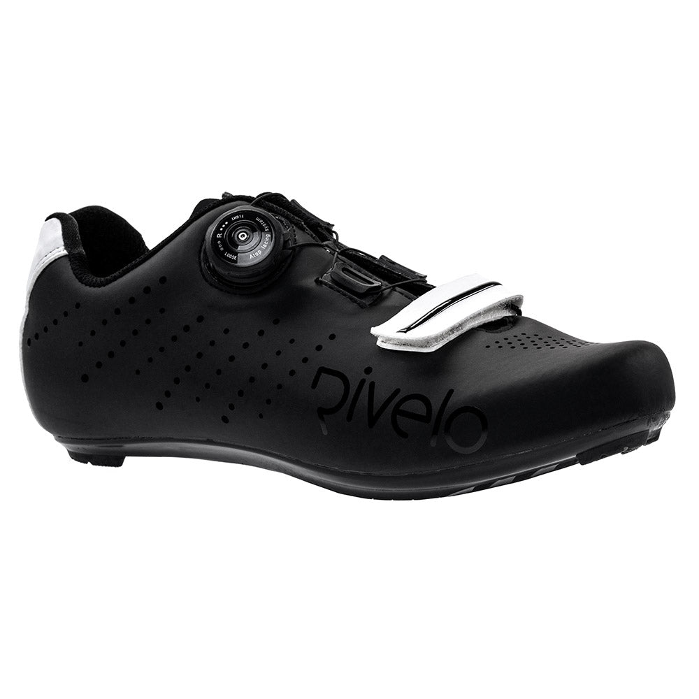 Rivelo | Mennock Cycling Shoes (Black/White)