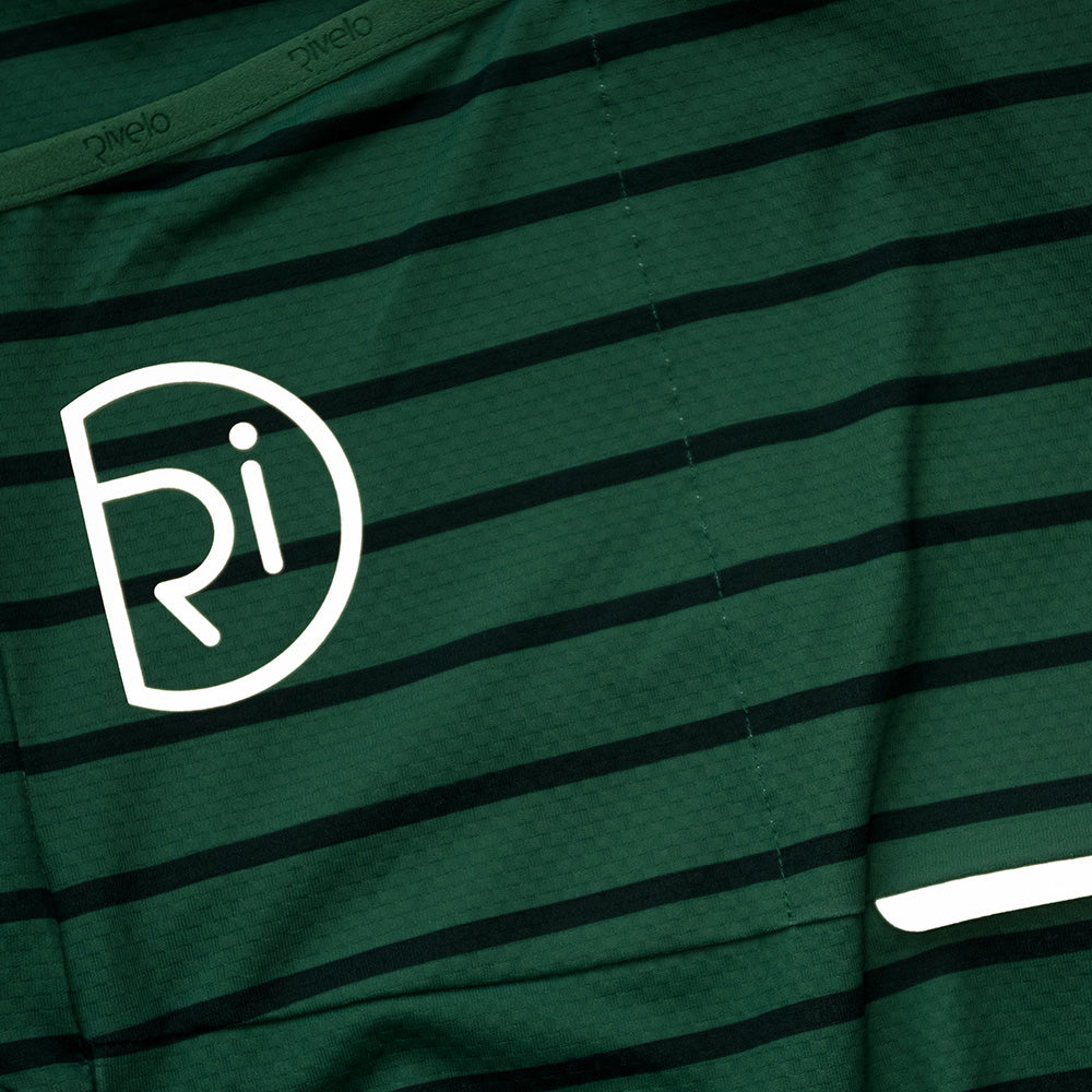 Rivelo | Mens Barhatch Jersey (Green Stripe)