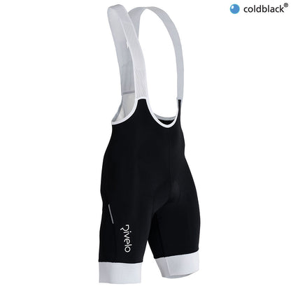 Rivelo Mens Batalla Climbers Bib Shorts (Black/White) (studio)