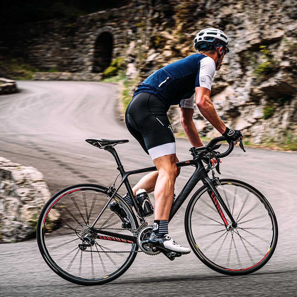 Rivelo Mens Batalla Climbers Bib Shorts (Black/White)