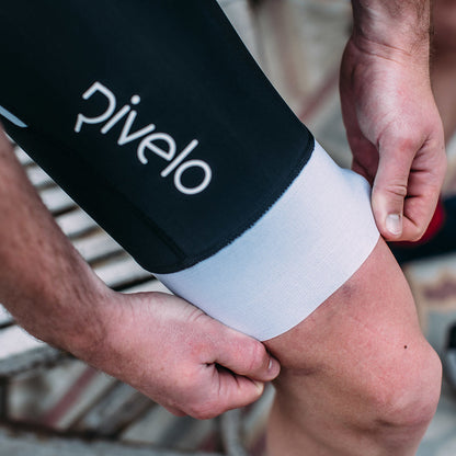 Rivelo Mens Batalla Climbers Bib Shorts (Black/White)