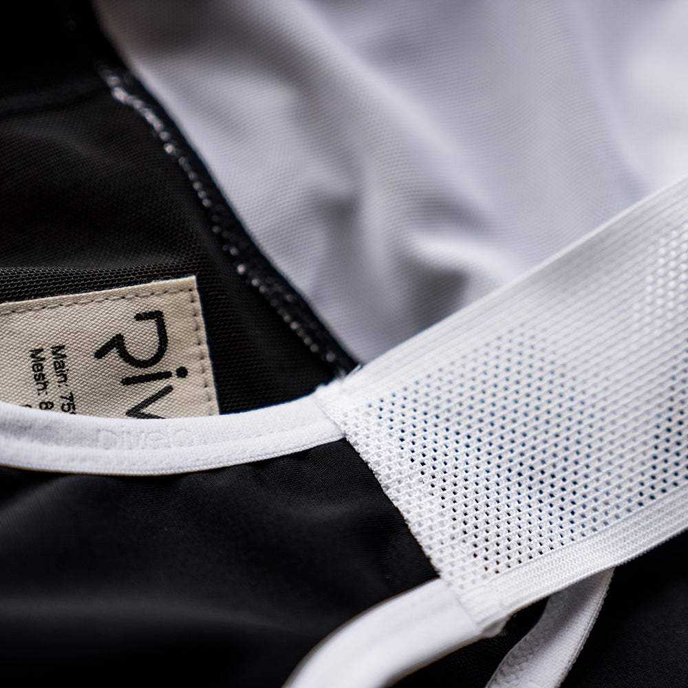 Rivelo Mens Batalla Climbers Bib Shorts (Black/White)