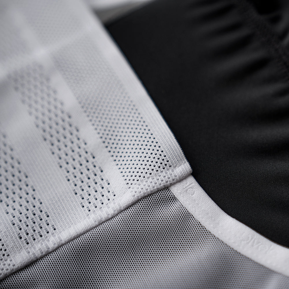 Rivelo Mens Batalla Climbers Bib Shorts (Black/White)