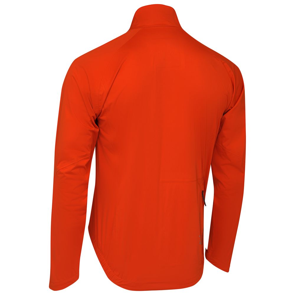 Rivelo | Mens Cairnwell High Performance Rain Jacket (Burnt Orange/Asphalt)