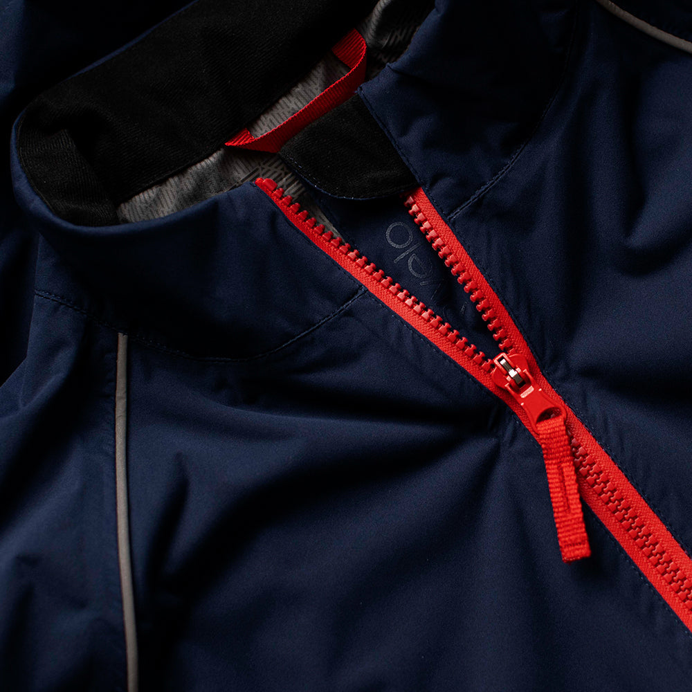 Rivelo Mens Cairnwell High Performance Rain Jacket (Navy/Red)