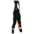 Rivelo Mens Camberwell Bib Tights (Black/Fluro Orange) (studio)