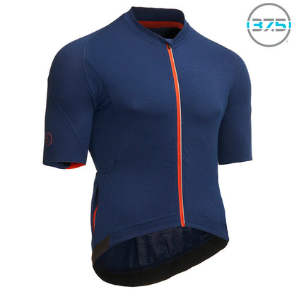 Rivelo Mens Chapman Merino Blend Jersey (Navy) (studio)