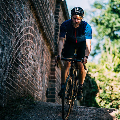 Rivelo | Mens Chapman Merino Blend Jersey (Navy)