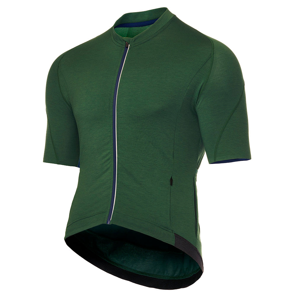 Rivelo | Mens Chapman Merino Blend Jersey (Racing Green)