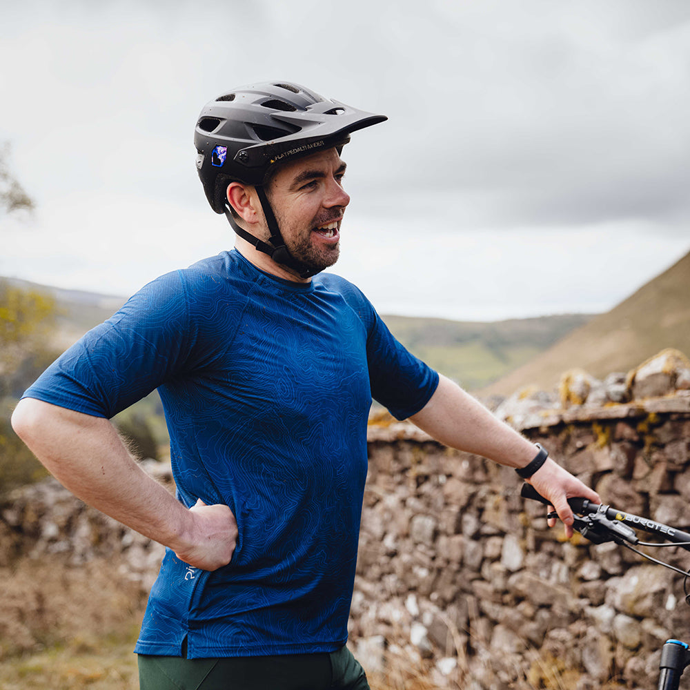 Rivelo | Mens Contour MTB Jersey (Marine)