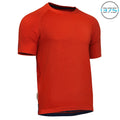 Rivelo Mens Cresswell Merino Blend Tee (Burnt Orange) (studio)