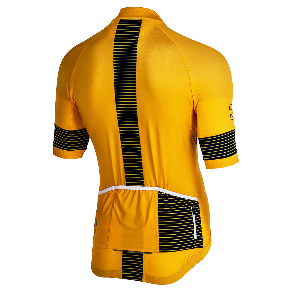 Rivelo Mens Crocknorth Jersey (Yellow/Navy) (studio)