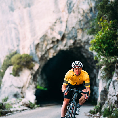 Rivelo Mens Crocknorth Jersey (Yellow/Navy)