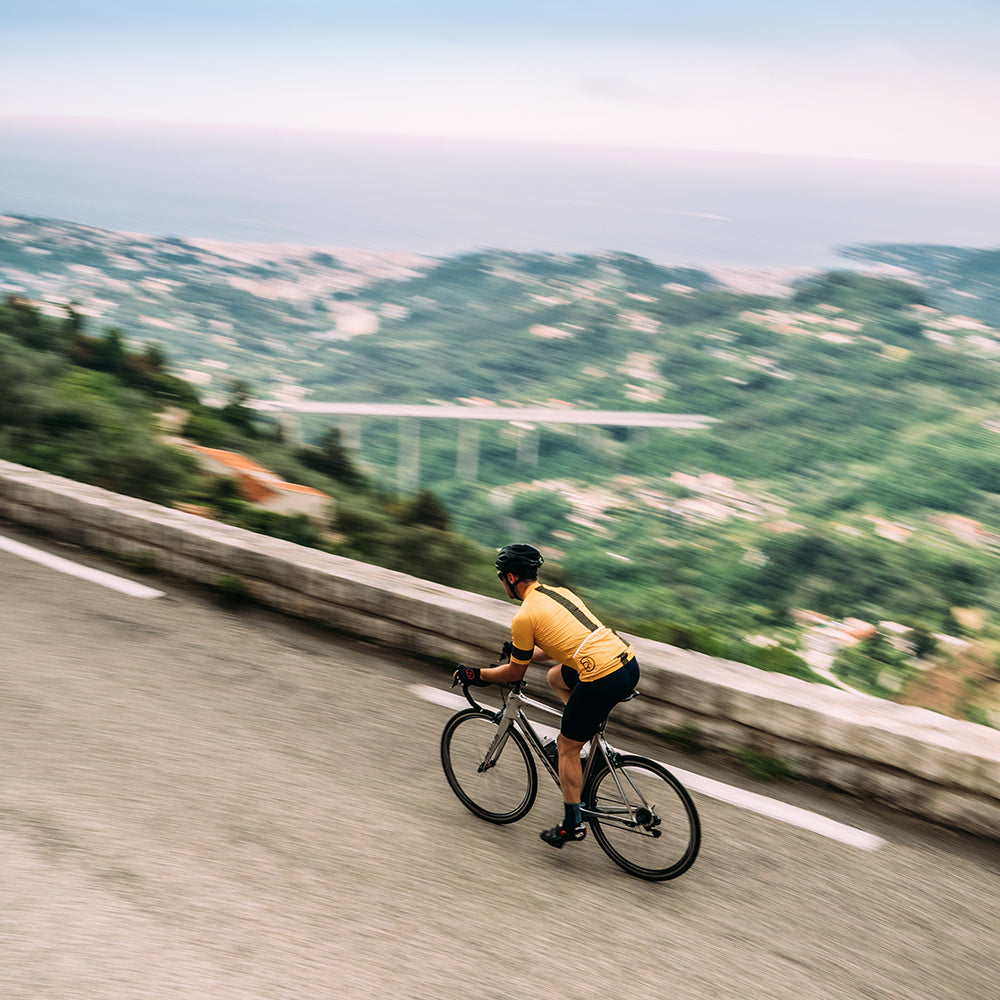 Rivelo Mens Crocknorth Jersey (Yellow/Navy)