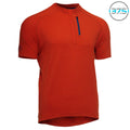 Rivelo Mens Easton Merino Blend Henley Jersey (Burnt Orange) (studio)