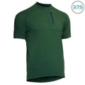 Rivelo Mens Easton Merino Blend Henley Jersey (Racing Green) (studio)